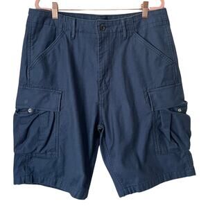 Levis‎ Shorts Men Size 34 Navy Blue Cargo Utility Tactical Cotton Grunge 90s Y2K